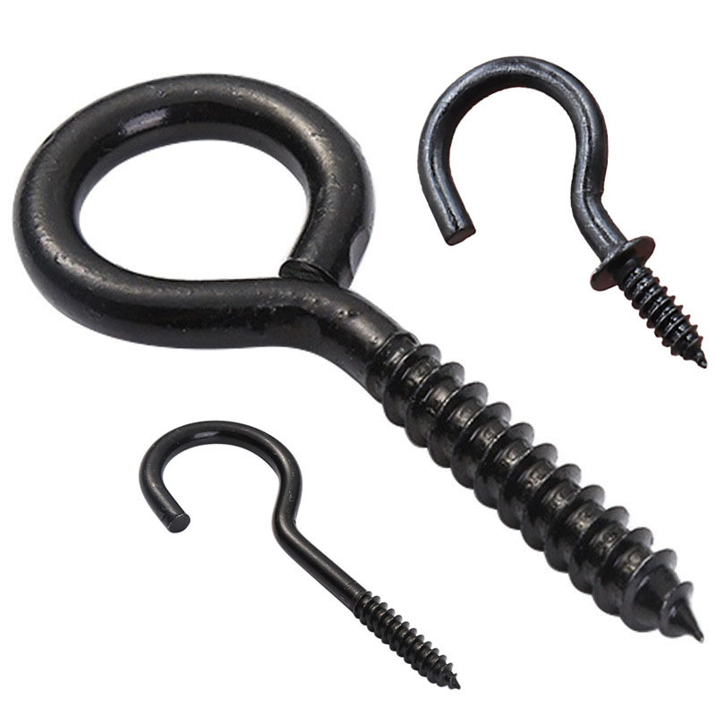 Good Sale Self-tapping  Steel Nickle Plated Brass  C Hook/l Hook Screw, Close Shape Screw Hook