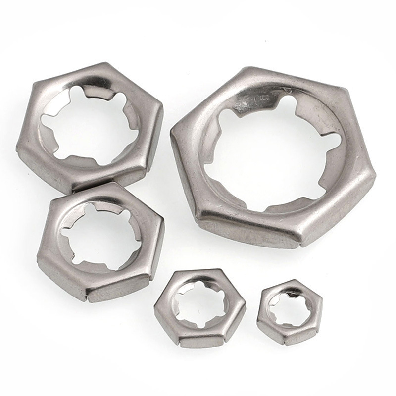 High Quality DIN7967 Hexagon Fstening  Self-locking Counter Nuts specialized bike parts