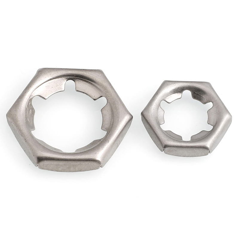 High Quality DIN7967 Hexagon Fstening  Self-locking Counter Nuts specialized bike parts