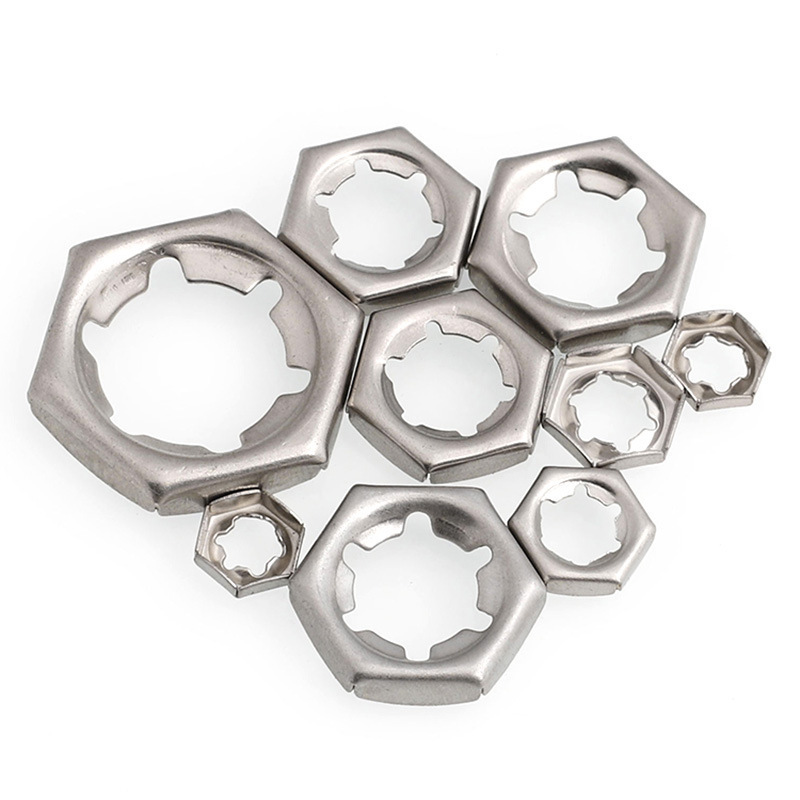 High Quality DIN7967 Hexagon Fstening  Self-locking Counter Nuts specialized bike parts