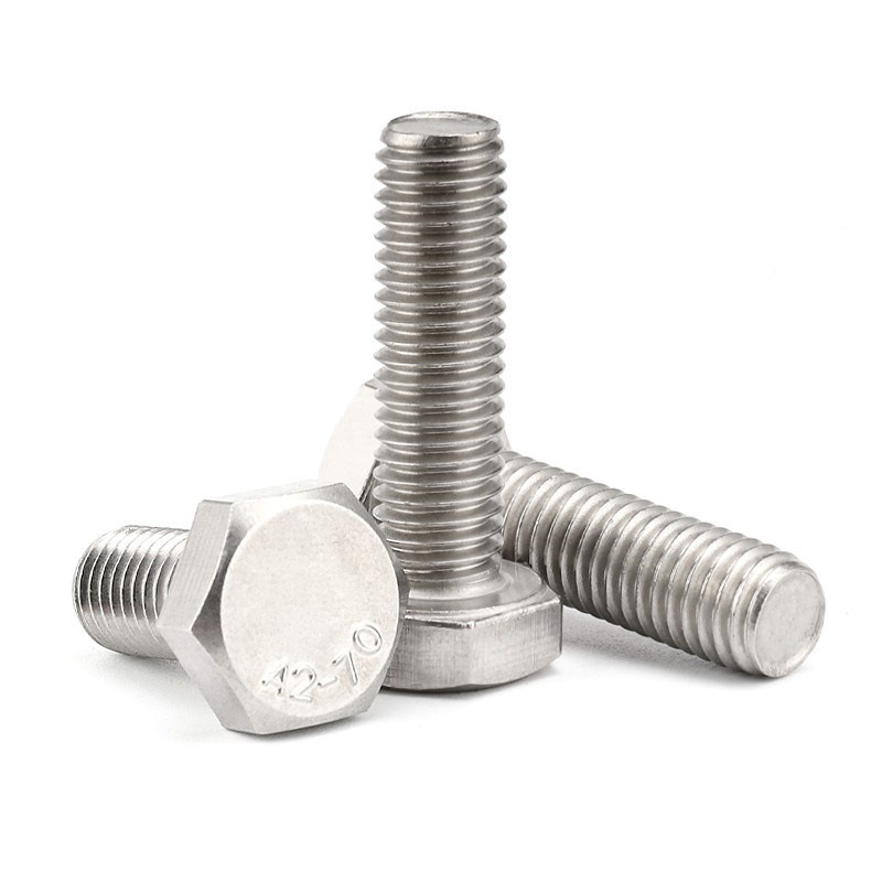 High Quality Wholesale M16 Fully Threaded  DIN933 Hex bolt with hole in the shank Hex Head Screws