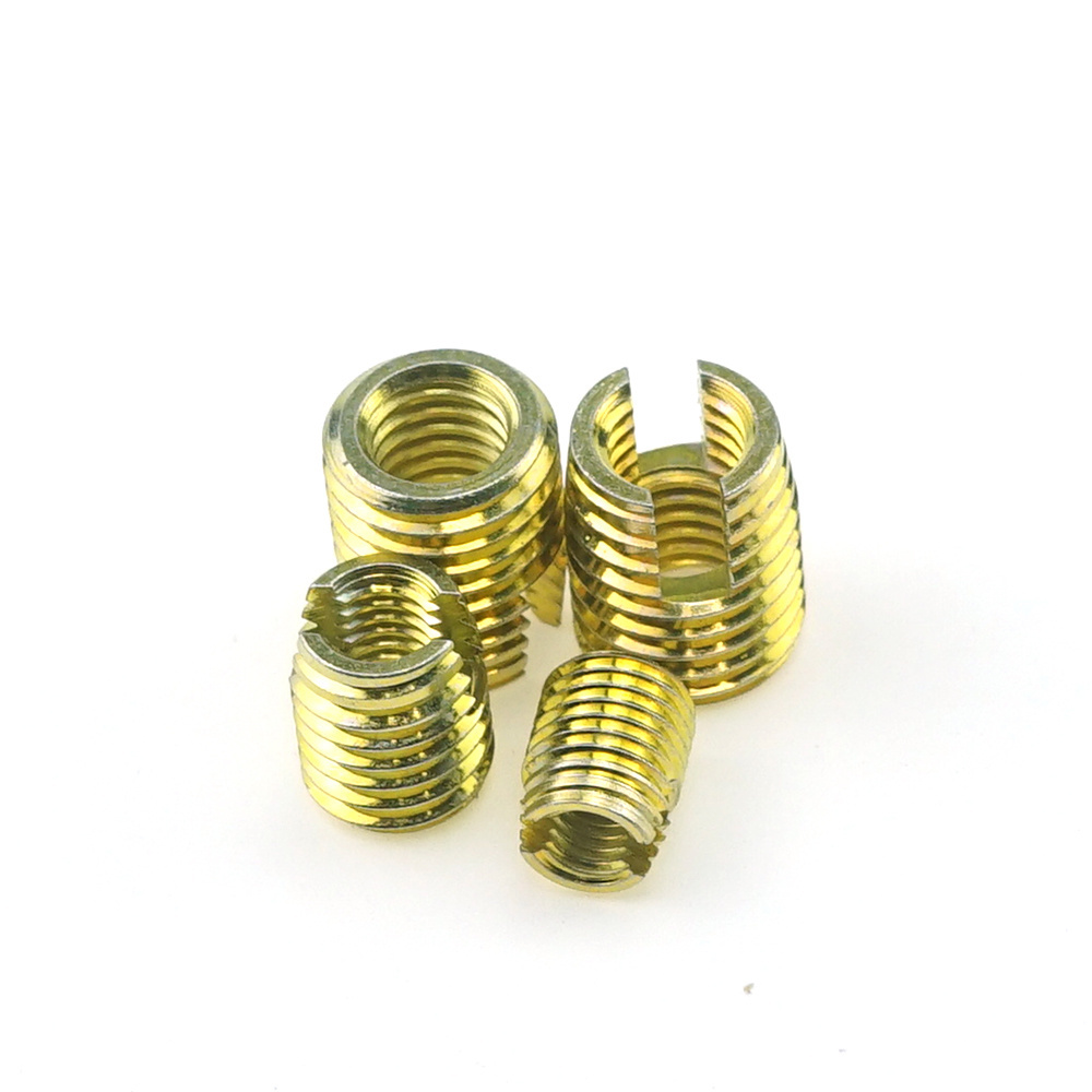 Color zinc Slotted Self-tapping Screw Sleeve Thread Protection Sleeve