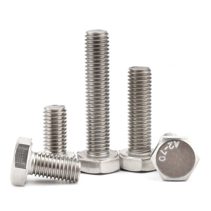 High Quality Wholesale M16 Fully Threaded  DIN933 Hex bolt with hole in the shank Hex Head Screws