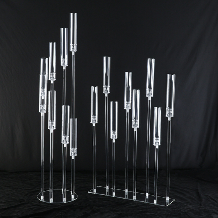 Tall wedding candle holders table decorations candlesticks for wedding decoration