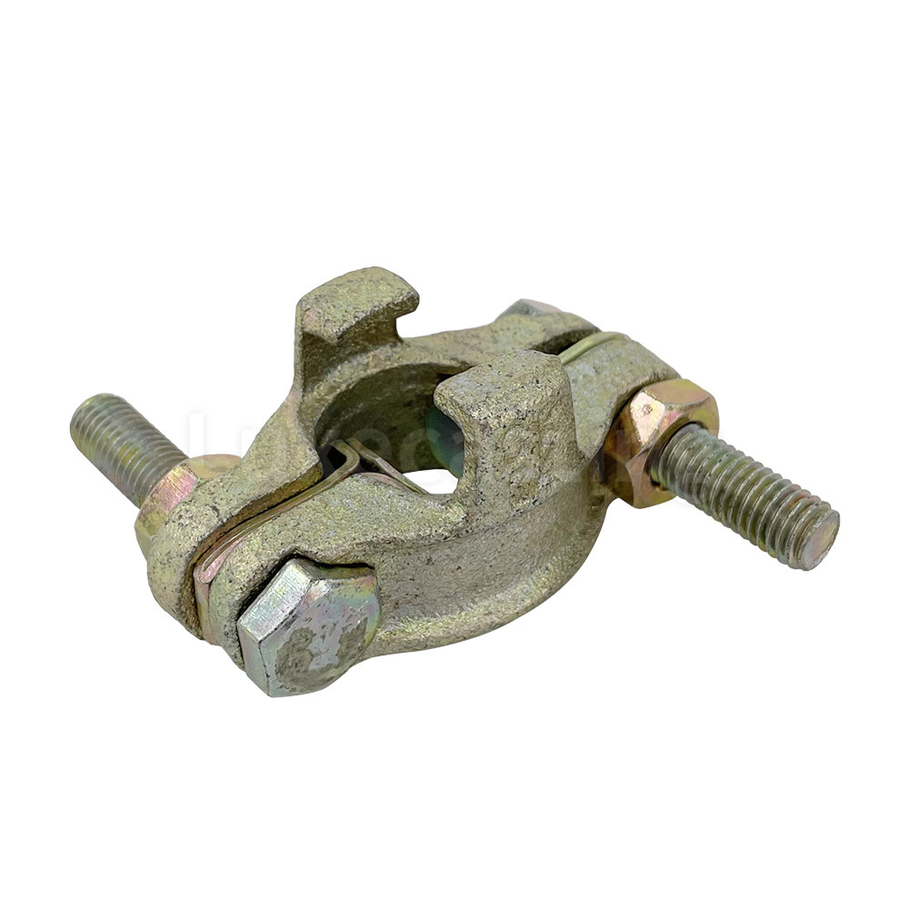 Factory Automotive Rubber Brake Fuel Injection Coolant Hose Clamps Pipe Stainless Steel Interlock Clamp With 2 Bolts