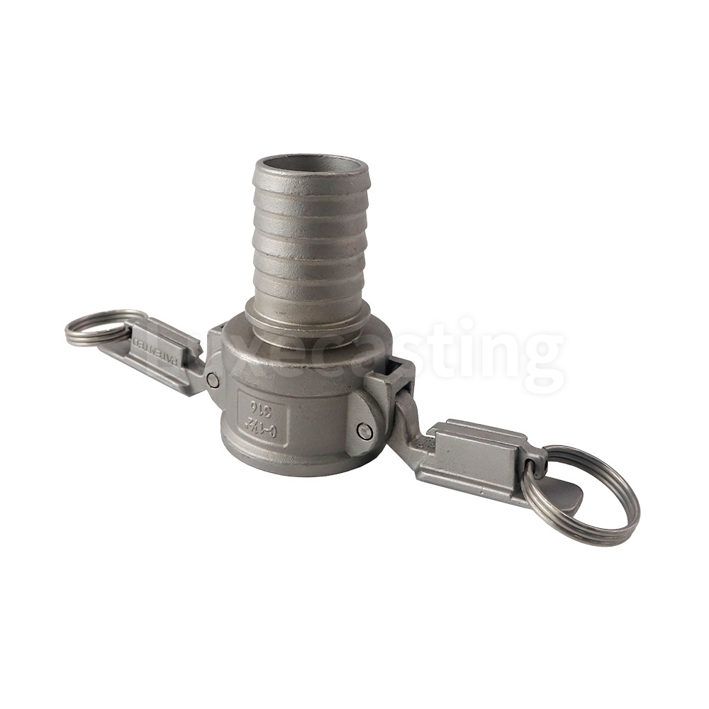 Type C Female Coupler Autolock Cam Lock 2 Inch Aluminium Hydraulic Quick Hose Coupling Petroleum Pipeline Connect