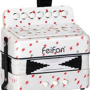 children 7 key 2 bass high quality and cheap button toy accordion in hello kt design for sale