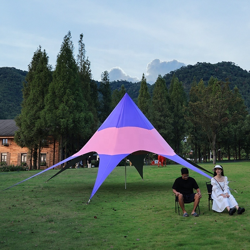 Single  Pole Star Tent Canopy Tent For Outdoor Events Outdoor Party Tent