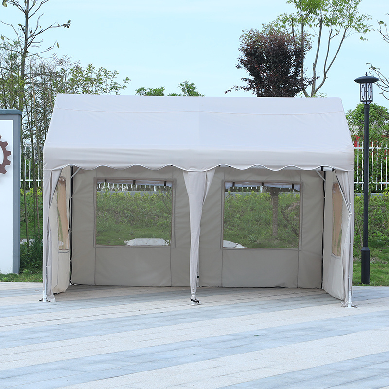 Sibada brand factory direct sale cheap portable outdoor gazebo with mosquito net sidewall printed canopy tent for outdoor