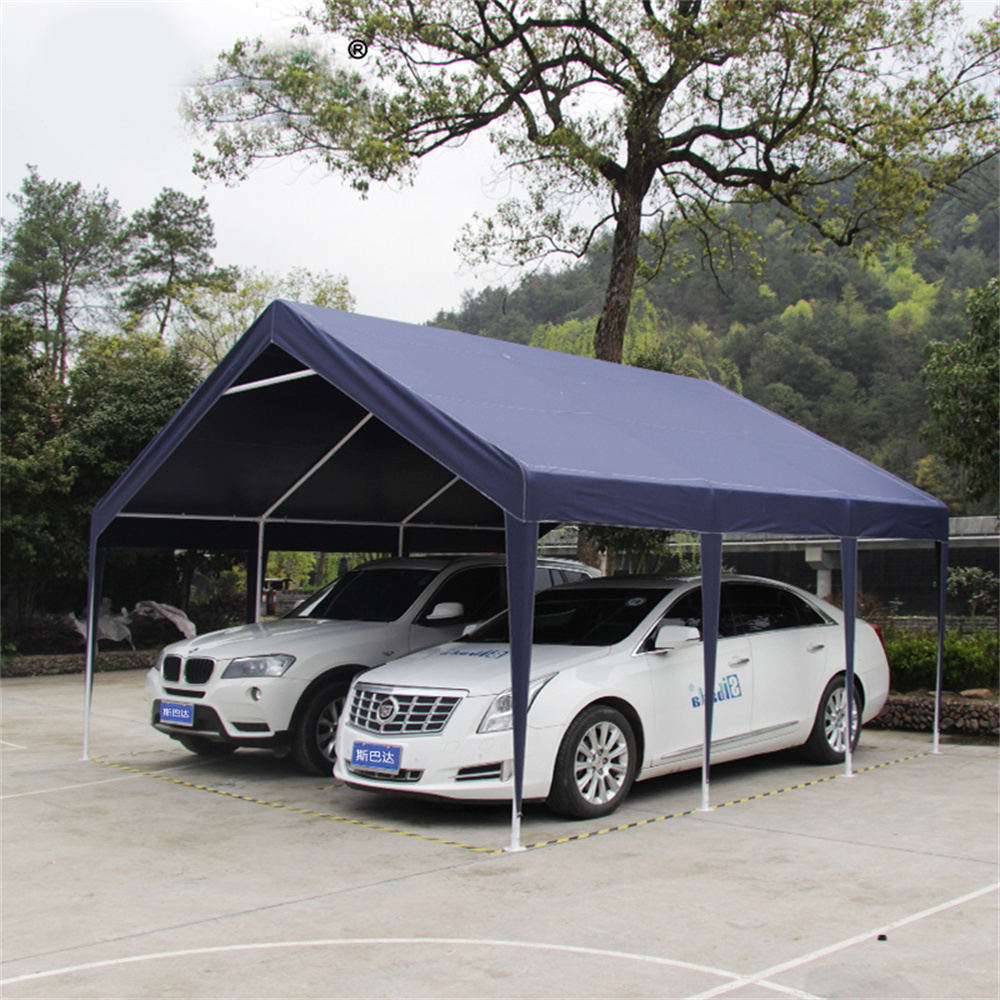 Custom Portable Sturdy Heavy Duty Storage Shelter Garage Tent Carport for or Garden Tools Bike Motorcycle Mini Car Canopy