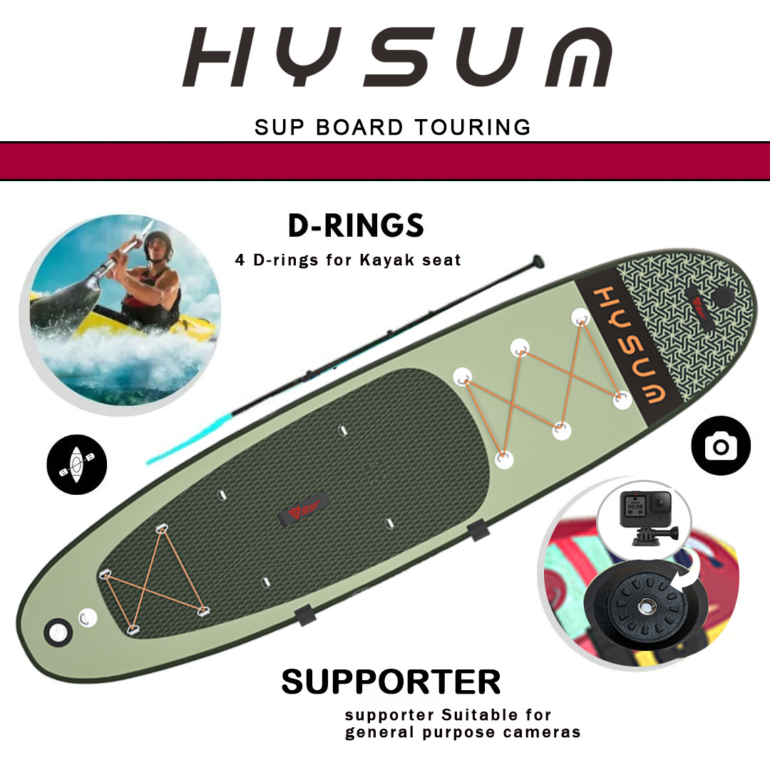 HYSUM A7 OEM ODM Sup Bord Soft Surfboard Paddle Padle Board Set Remos Inflatable Paddle Board