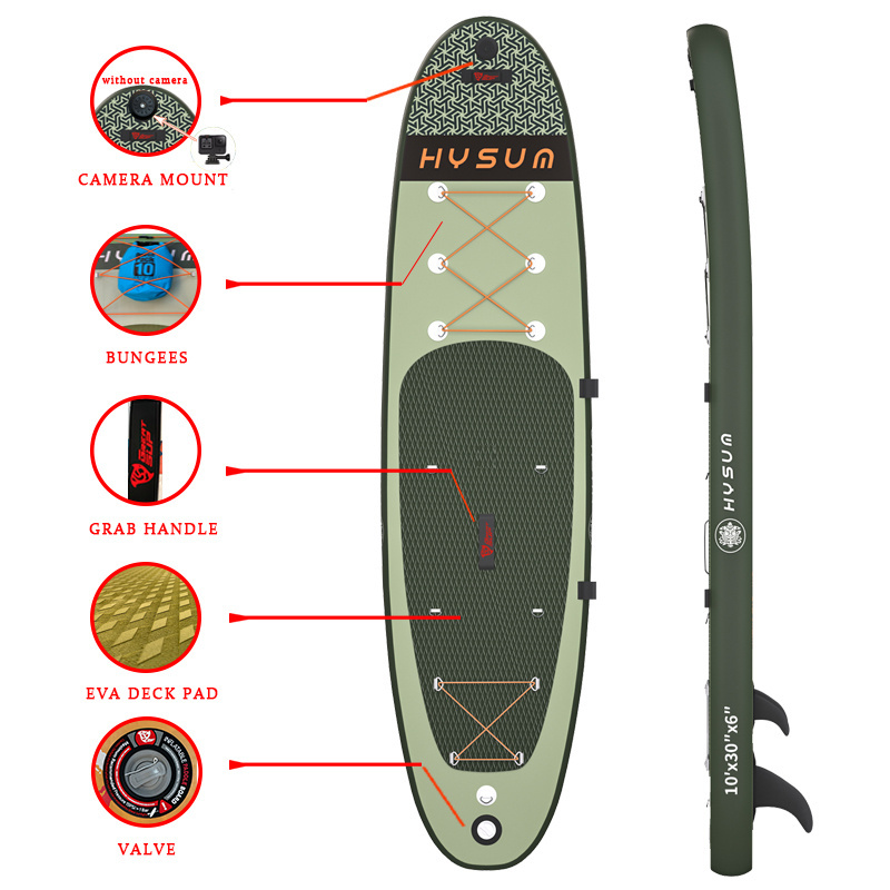 HYSUM A7 OEM ODM Sup Bord Soft Surfboard Paddle Padle Board Set Remos Inflatable Paddle Board