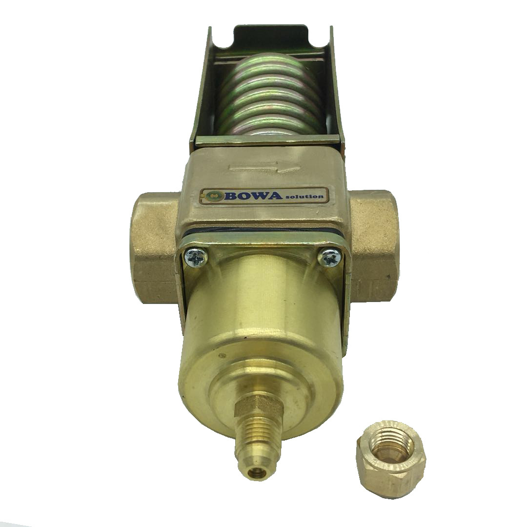 4HP pressure actuated water valve is used for regulating the water flow in refrigeration plants with water-cooled condensers