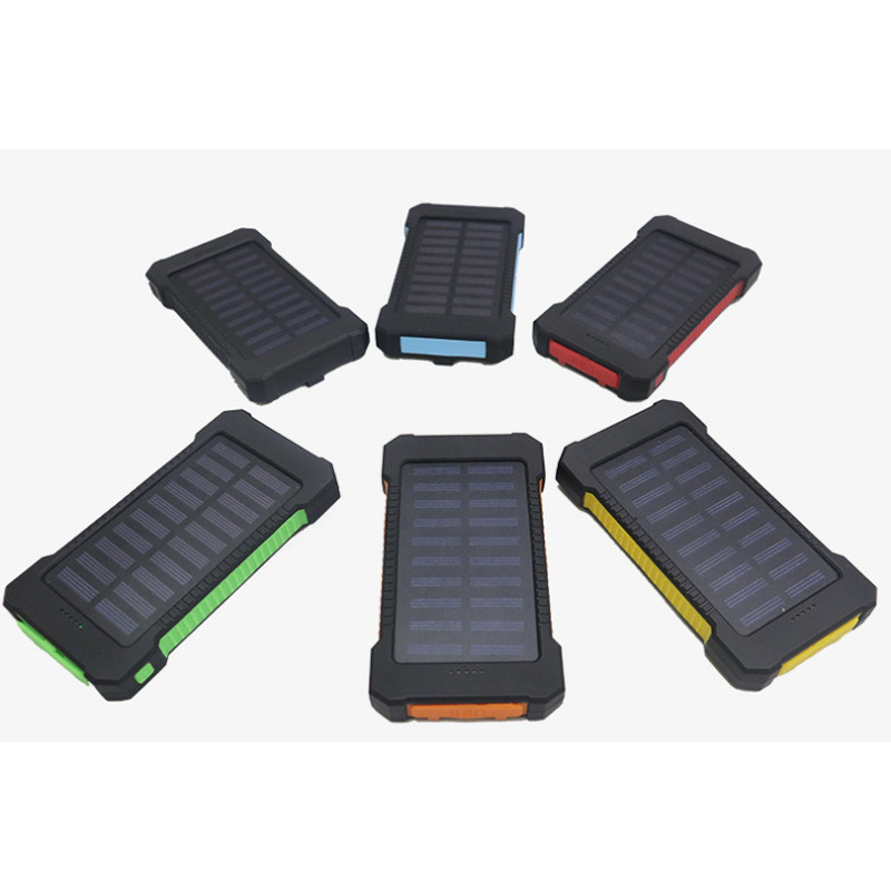 Solar panel  Charger 20000mAh Portable Outdoor Mobile Power Bank Camping External Backup Battery Pack portable solar power banks