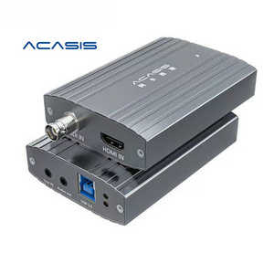 Acasis High Quality 2 Channel SDI&HD USB3.0 Video Capture Card Switch for PS4 Game Live/NS Camera 4K Recording