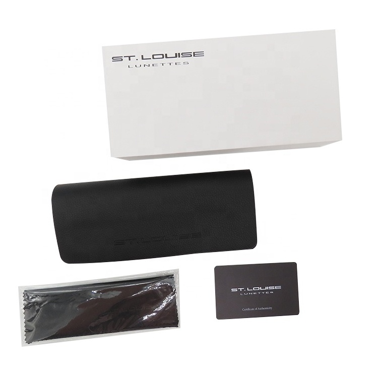 Wholesale High Quality Custom Logo Spectacle Case Pu Soft Leather Glasses Case