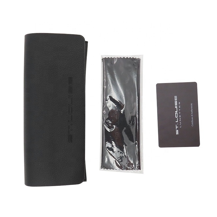 Wholesale High Quality Custom Logo Spectacle Case Pu Soft Leather Glasses Case