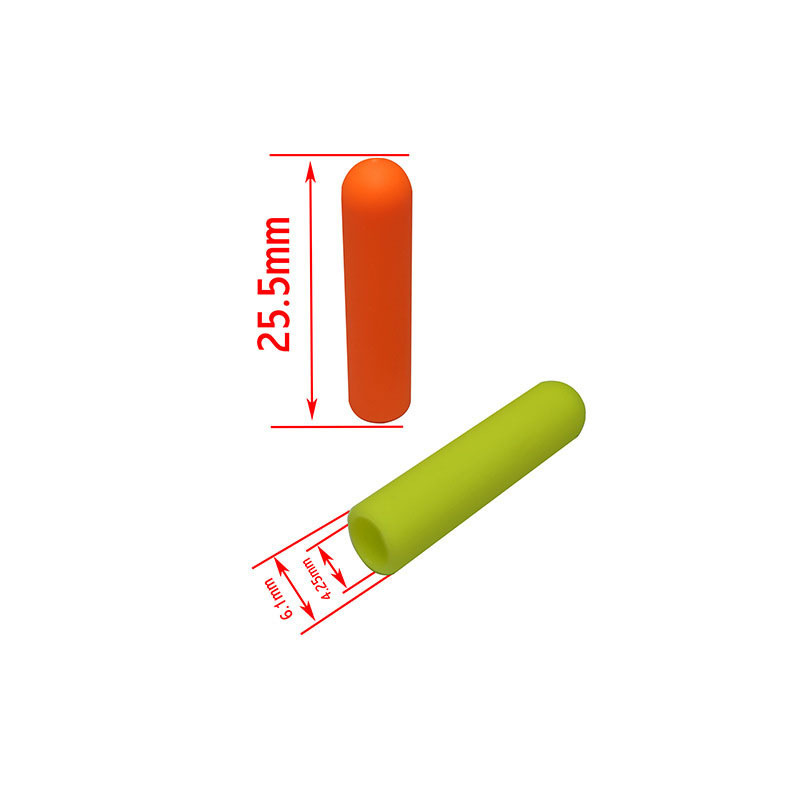 plastic tips for cord  rubber end