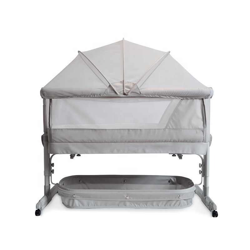 Portable Travel Double Newborn Baby Bedside Bassinet With Playpen