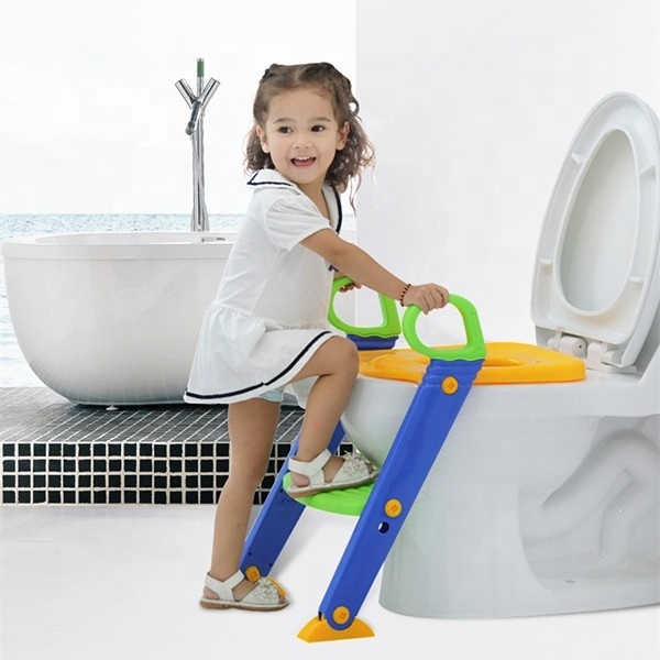 Baby Toilet Children Potty Urinal Training Ladder To Toilet Folding Pee Trainer Kids Plastic Chair