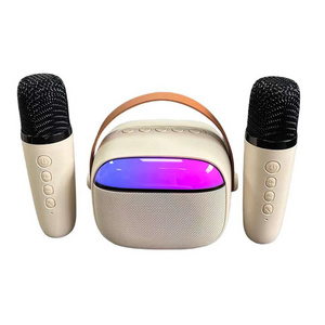 Mini Portable Karaoke Microphone Audio integrated Home singing Karaoke Machine Wireless BT Outdoor Speaker With Microphone