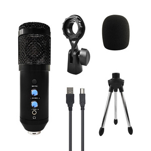 Original Professional Wired Gaming Microphone Cardioid Condenser USB RGB Live Streaming Equipment with Noise Cancelling Function