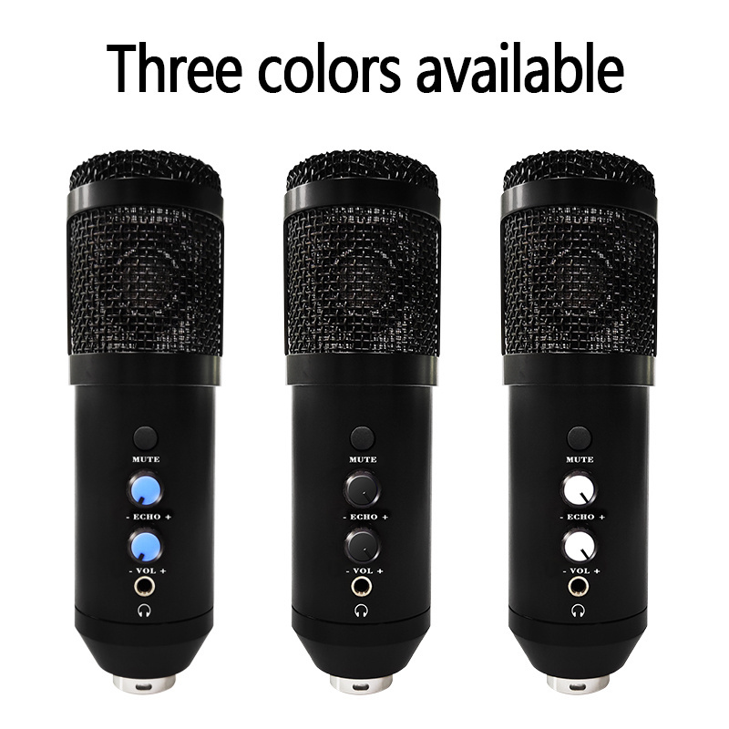 Original Professional Wired Gaming Microphone Cardioid Condenser USB RGB Live Streaming Equipment with Noise Cancelling Function