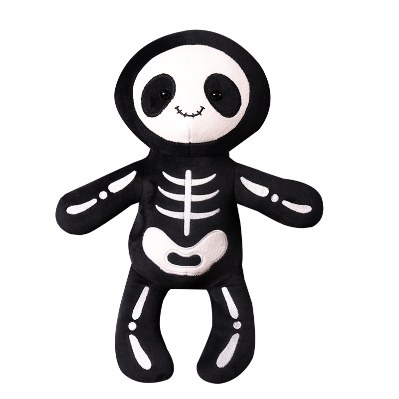 Wholesale new arrivals cute plush stuffed soft  Skeleton Bob plush toys for kids Halloween gifts