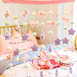 Instagram Beautiful Plush Toy Hanging door curtains home decor baby bedding set customizable door curtain for kids