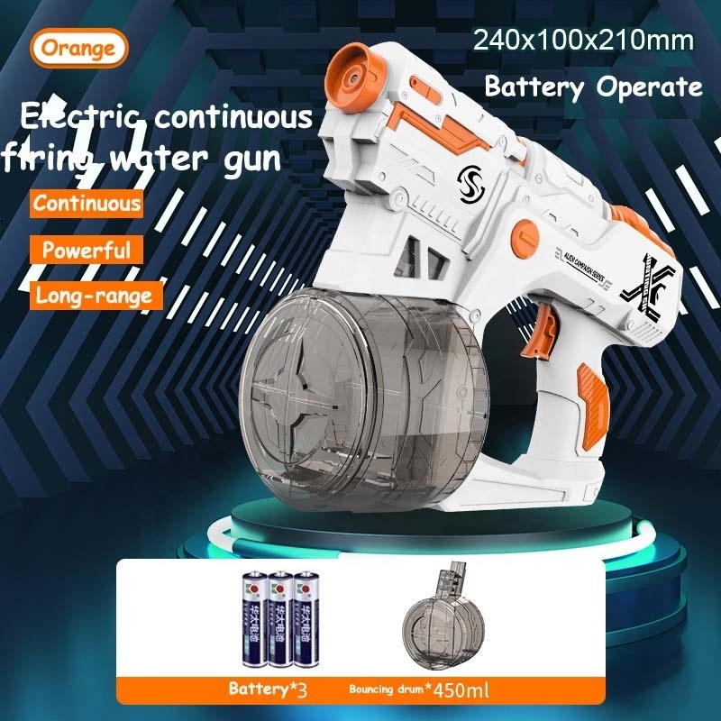 Electric continuous firing water gun summer kids toys