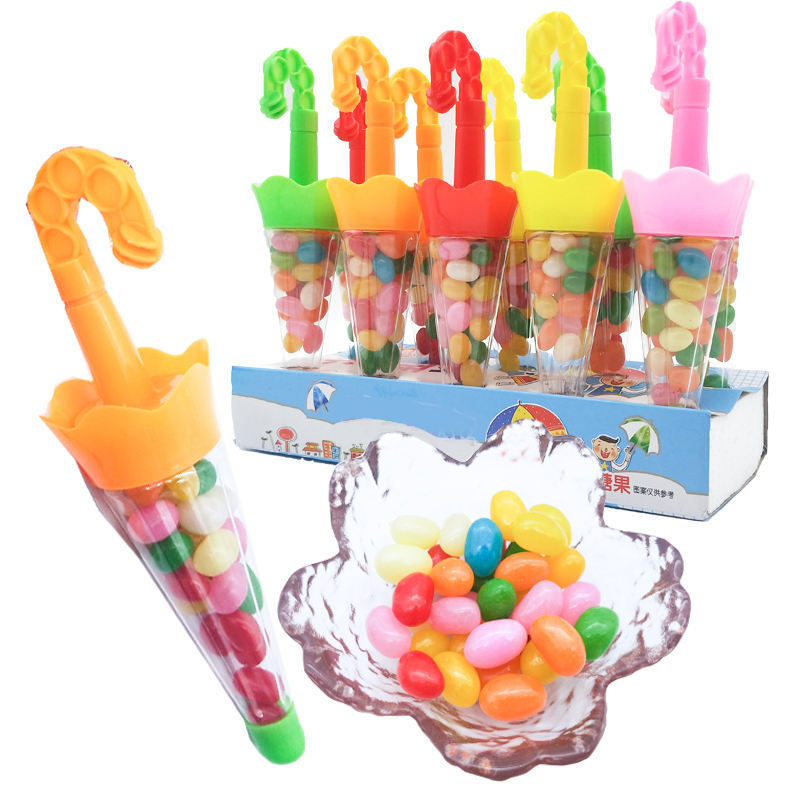 Chinese Candy Manufacturers OEM Popular Umbrella Shape  Candy Toy Plastics Umbrella Toy Candy Factory