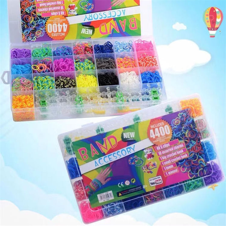 OEM Educational Toys Kids Handmade Christmas Loom Bands Parent-child  Interactive Toys Splicing Loom Band DIY Toys