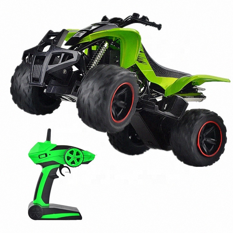 2.4GHZ 4WD 360 Degree Waterproof 1/12 Simulated Remote Control ATV Motorcycle RC Amphibious Stunt Car For Sale