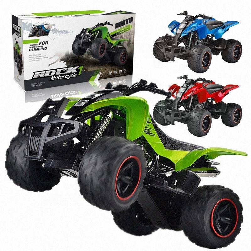 2.4GHZ 4WD 360 Degree Waterproof 1/12 Simulated Remote Control ATV Motorcycle RC Amphibious Stunt Car For Sale