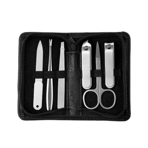 Mini Nail clipper set stainless steel professional nail supply 6pcs manicure pedicure set for man and woman