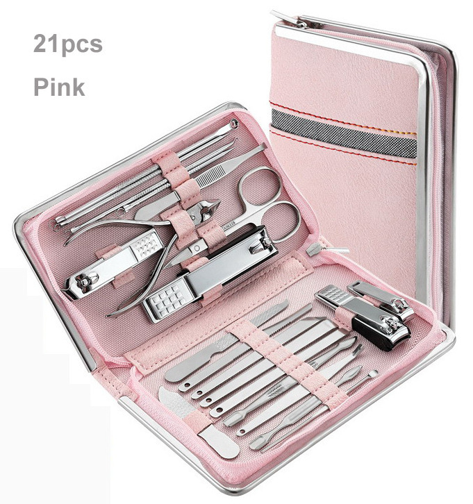 Hot Selling 26 Pieces Nail Clippers Set Nail Beauty Tools Stainless Steel Pedicure Manicure Set