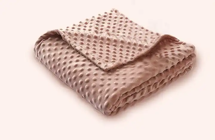 Polyester customize sublimation white mink Dot blanket cozy flannel polar fleece throw blanket for baby