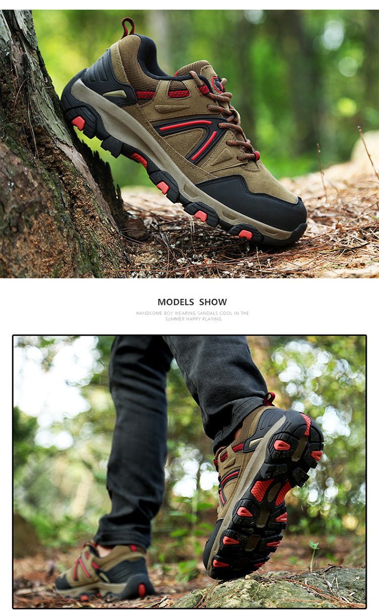 Lightweight Walking Ankle Shoes Composite Toe Sneakers Sport Work Boots Hiking Boots Trekking Shoes Men