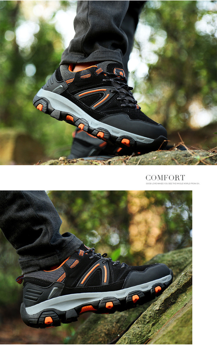 Lightweight Walking Ankle Shoes Composite Toe Sneakers Sport Work Boots Hiking Boots Trekking Shoes Men