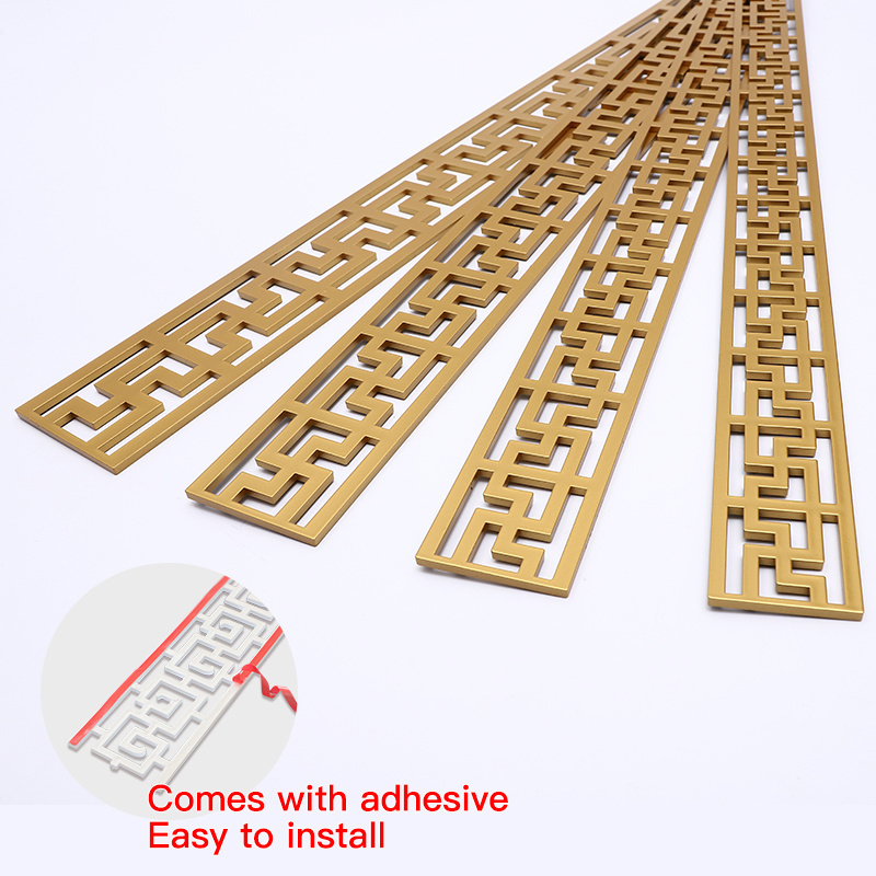 Factory Outlet splicing baseboard Self Adhesive Skirting Ceiling Decorative strip Living Room Border Wall 3D Stickers