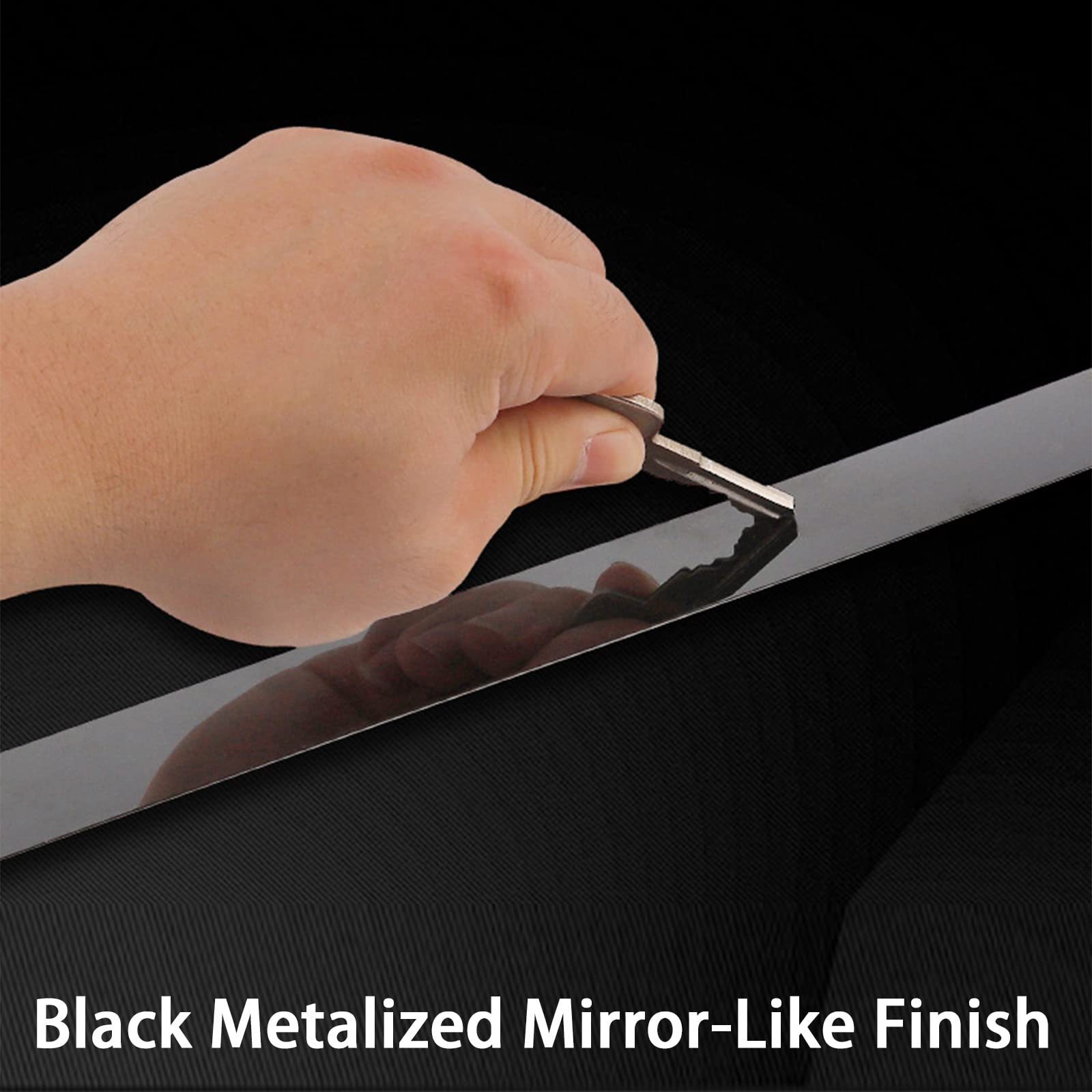 Wall Molding Trim with Self Adhesive Stainless steel  Peel and Stick Trim for Wall Vibrant Mirror Like Finish Use for Decoration