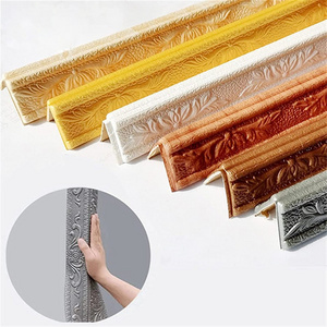 7.5ft Self Adhesive Wall Edging Strip Baseboard Foam Wall Trim Wallpaper Border for Mirror Edge Home Decor