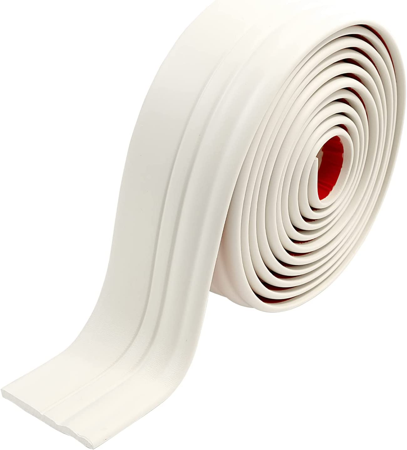 White Vinyl Flexible Wall Base Baseboard Molding Trim Floor Molding for Wall and Floor Decoration