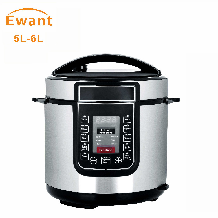 Ewant 5L Smart Digital Portable Microwave Stainless Steel Multifunction  Electrical  Pressure Cooker