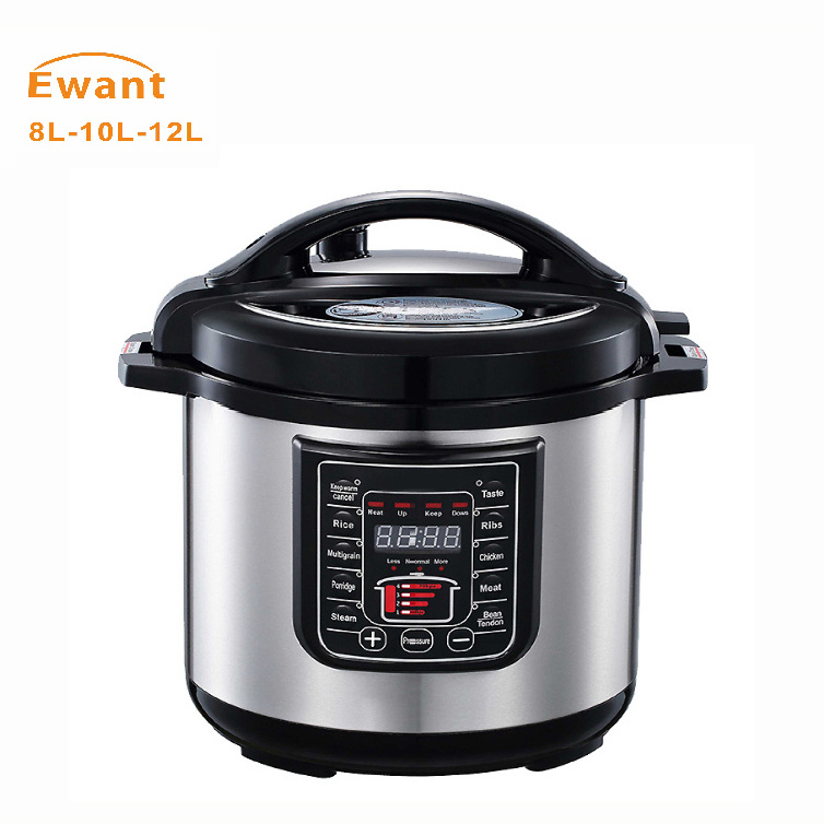 Ewant Large 8L Commercial Electric Pressure Cooker For Kitchen