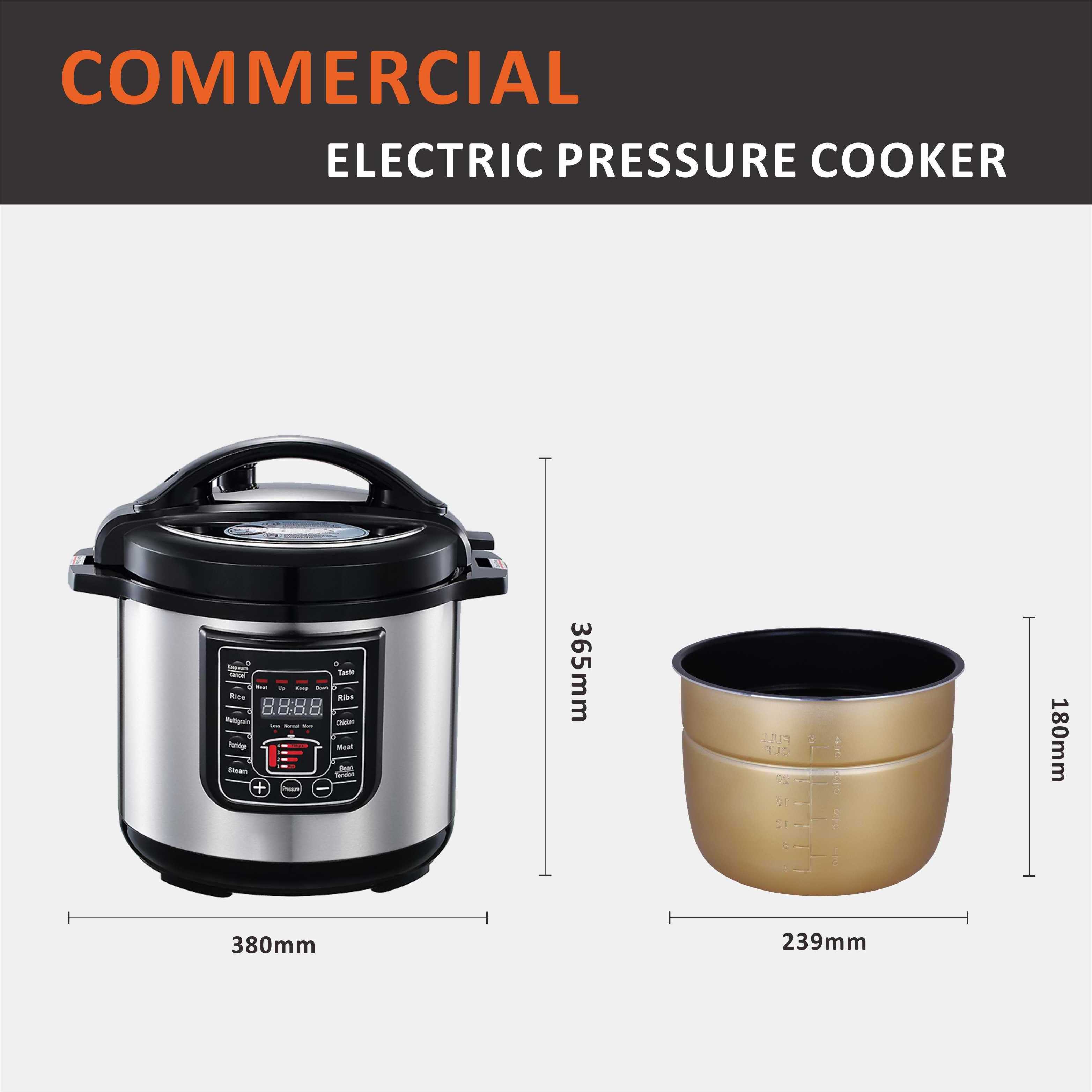 Ewant Large 8L Commercial Electric Pressure Cooker For Kitchen