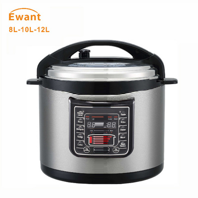 Ewant 8L 10L 12L 70 KPA Kitchen Automatic Electric high Pressure Cooker Stainless Steel Cooker