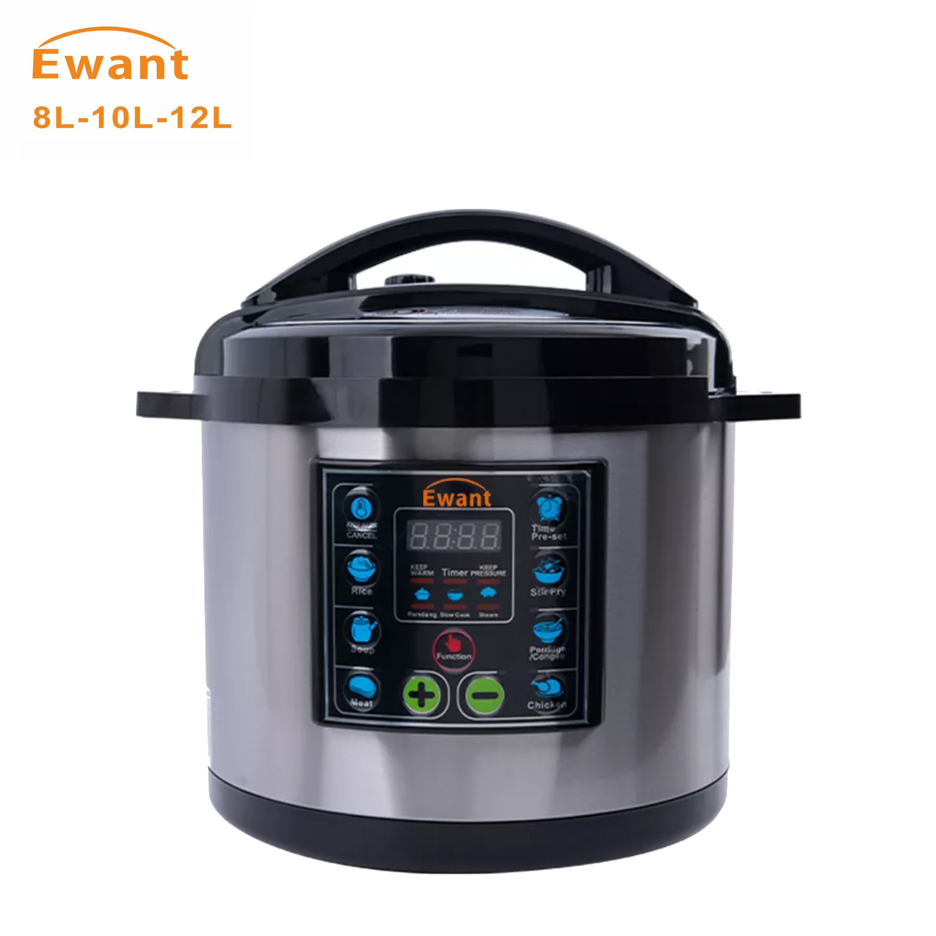 Ewant 8L Multipurpose Pressure Cooker Home Kitchen Appliance Electric Pressure Cooker