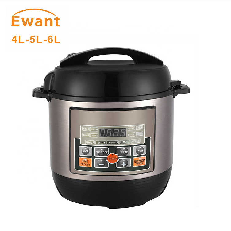 Ewant 5L 1000W 70KPA 2023 New Product Multi Function Slow Cooker Electric Pressure Cooker