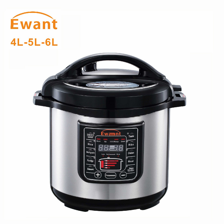 8L Non Stick Smart Digital Rice Stove Portable Microwave Electrical Stainless Steel Multifunction Electric Rice Pressure Cooker